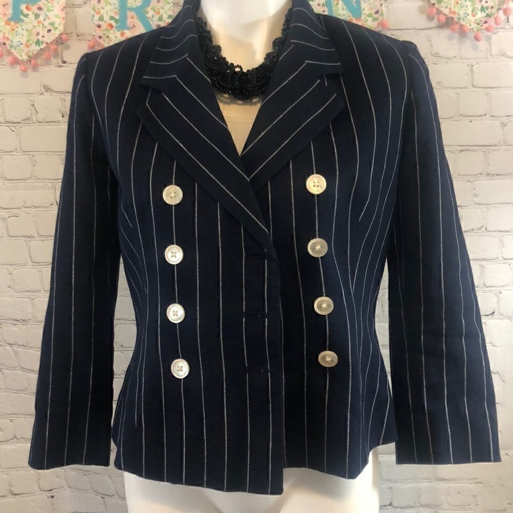 American Living double breasted blazer size 4